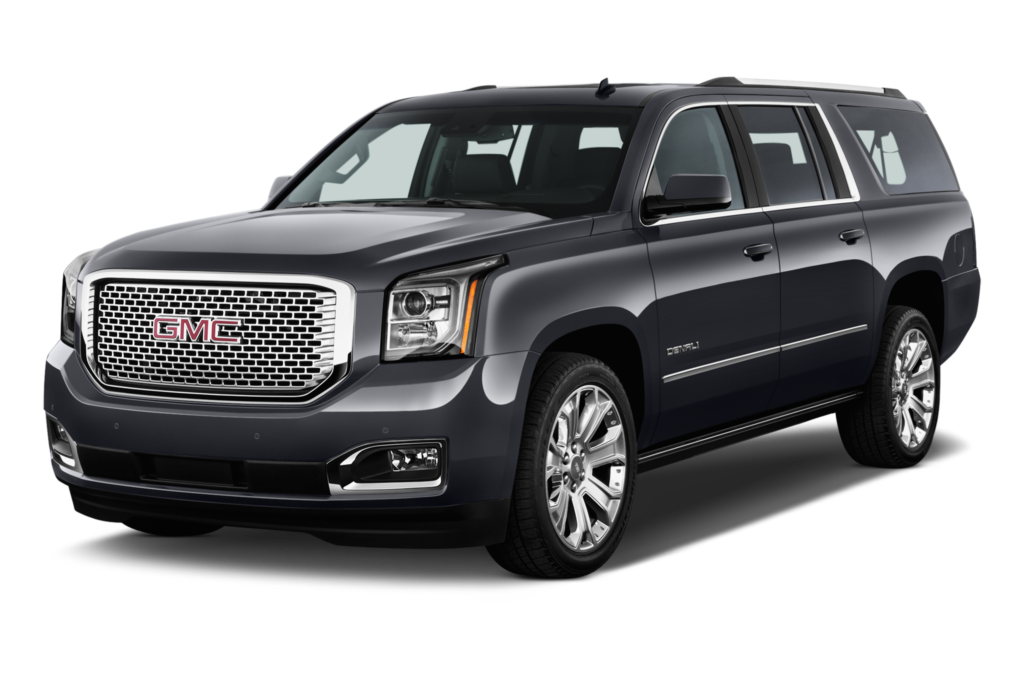 2016 gmc yukon xl denali suv angular front Love Limousine